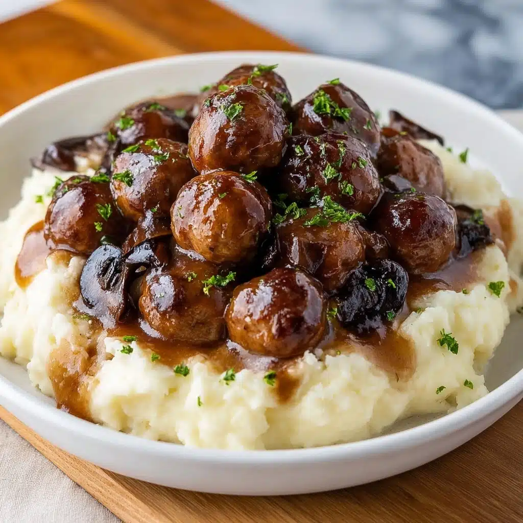 Salisbury Steak Meatballs Recipe - Recipe Image