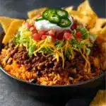 Taco Rice Bowl with Doritos Recipe
