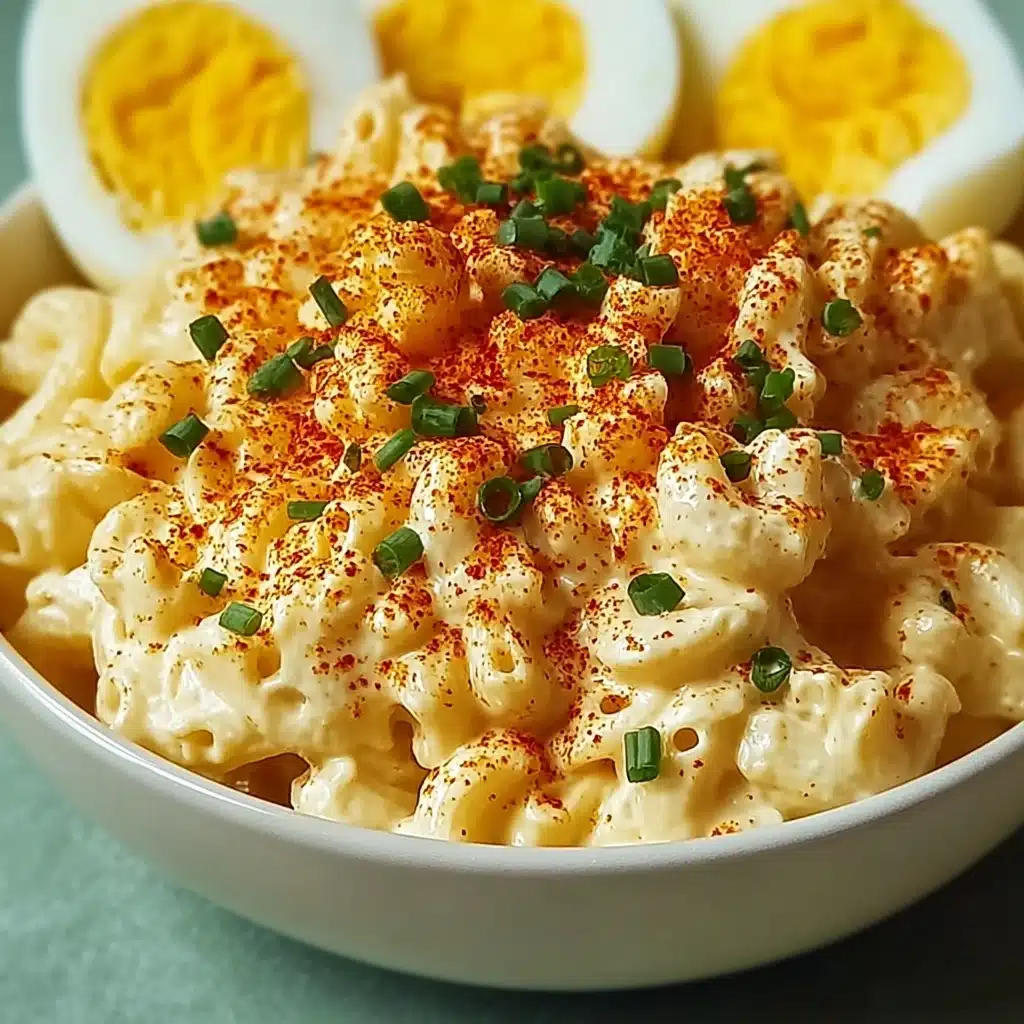 Deviled Egg Macaroni Salad Recipe - Recipe Image