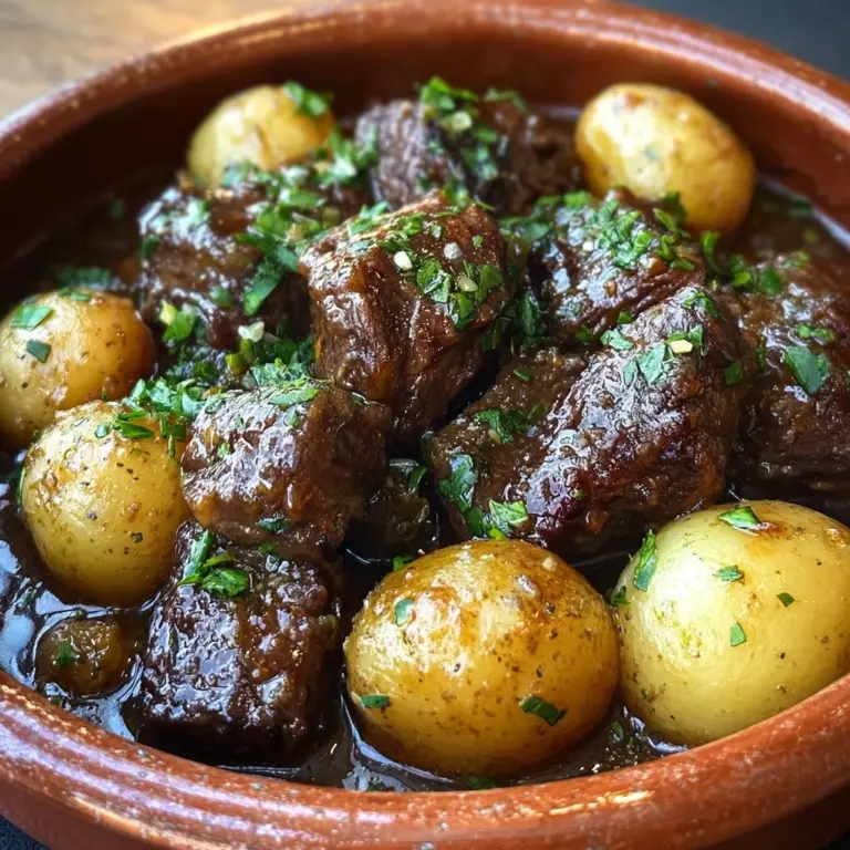 Garlic Butter Beef Bites & Potatoes make a perfect dinner Recipe