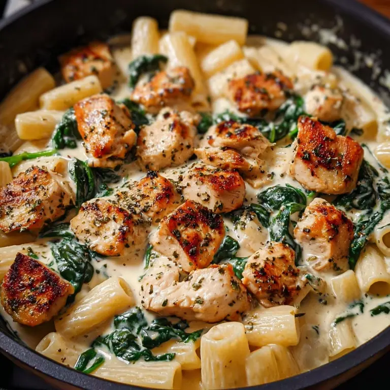 Healthy Garlic Parmesan Chicken Pasta Recipe