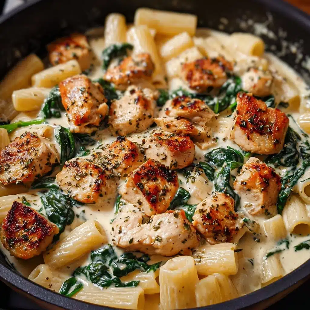 Healthy Garlic Parmesan Chicken Pasta Recipe - Recipe Image
