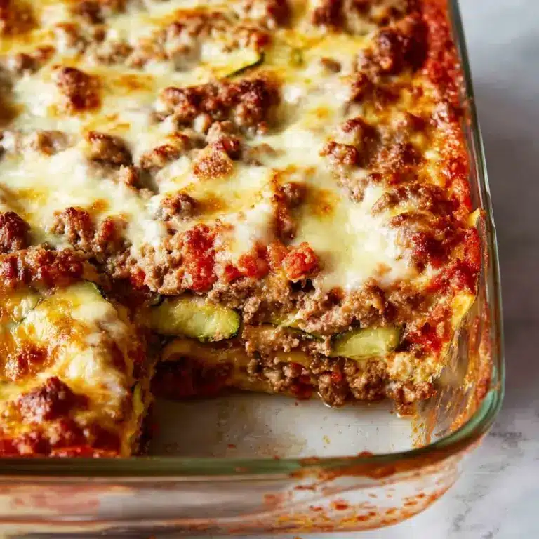 Ground Beef Zucchini Casserole Recipe