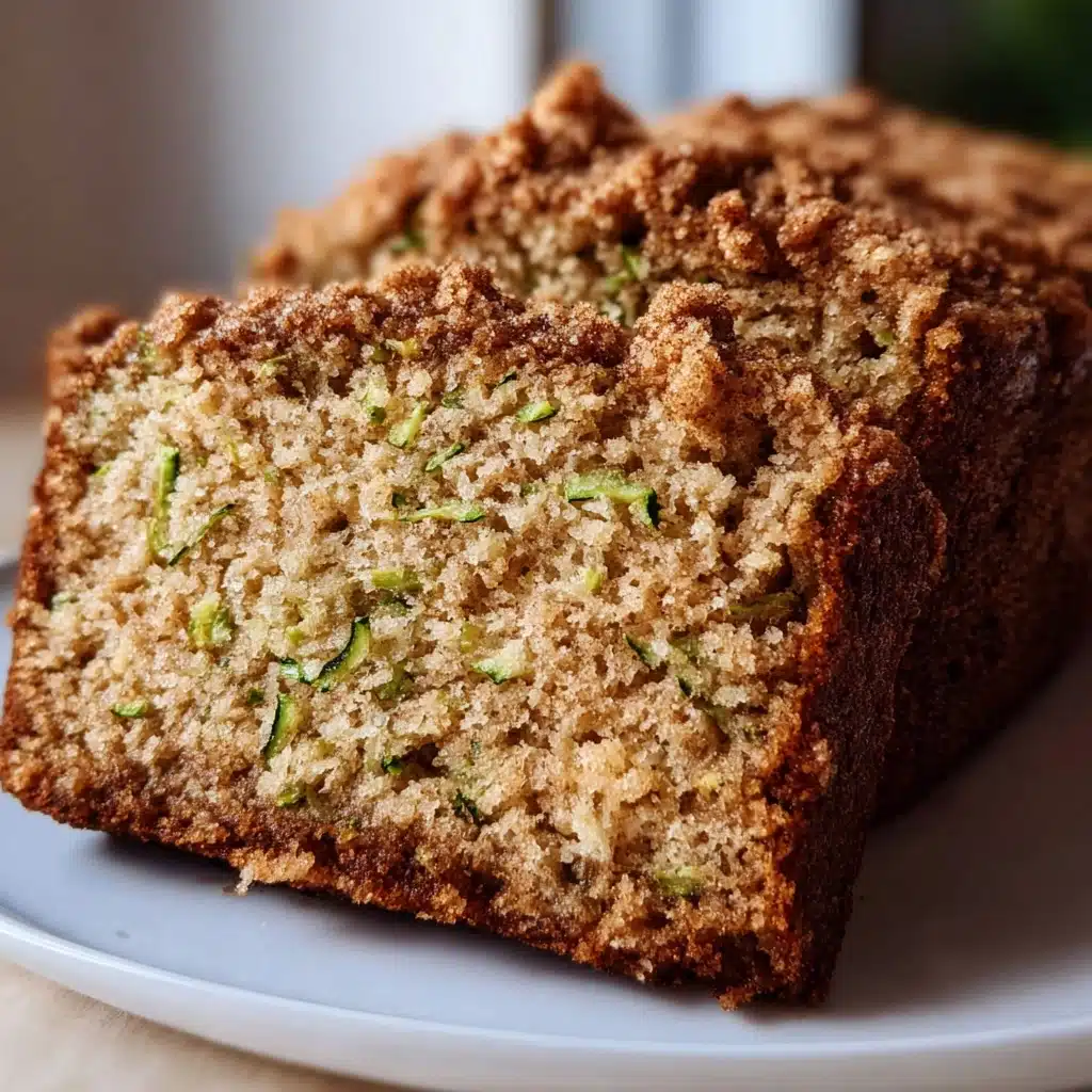 Cinnamon Streusel Topped Zucchini Bread Bakery Style Recipe - Recipe Image