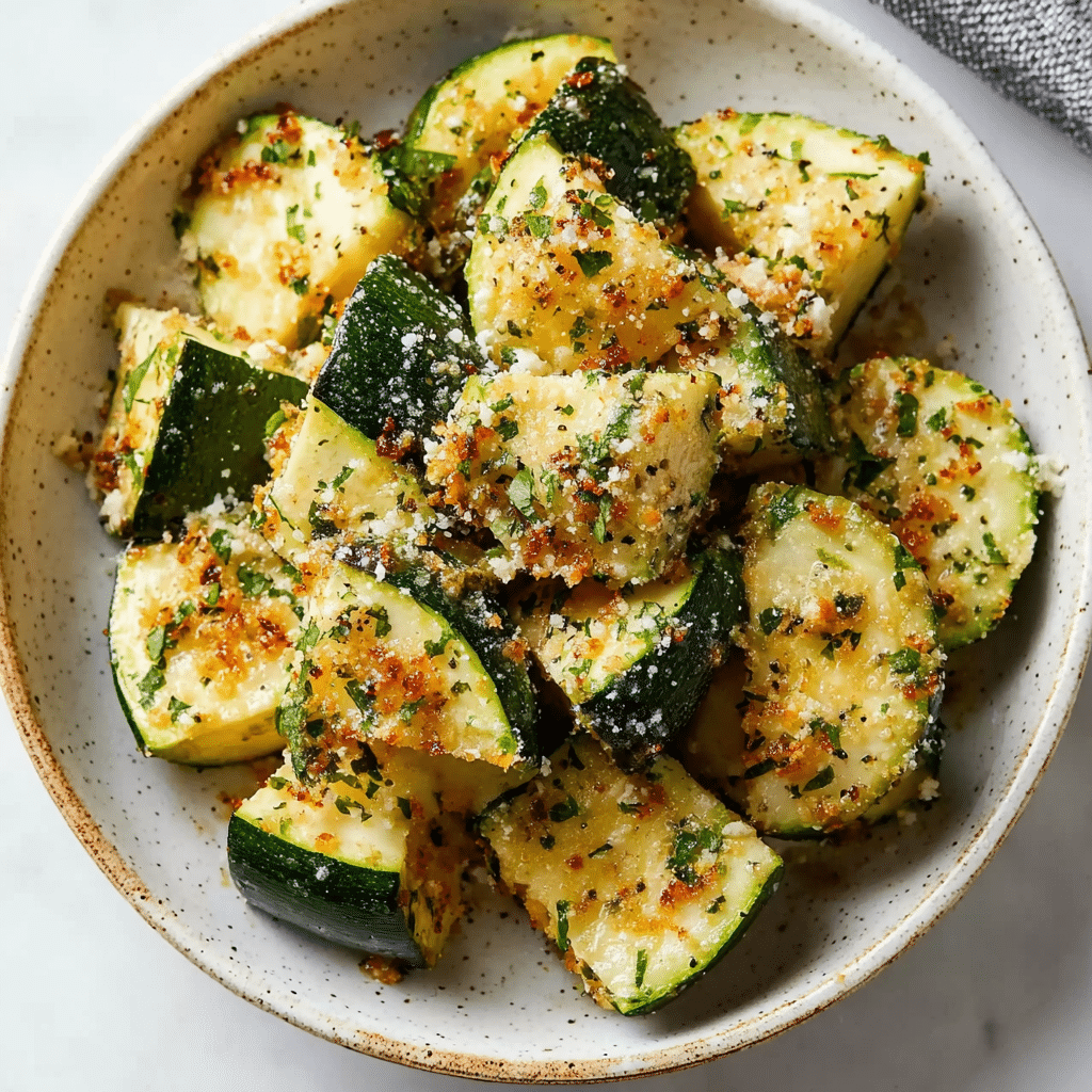 Low-Calorie Air Fryer Zucchini Parmesan Recipe