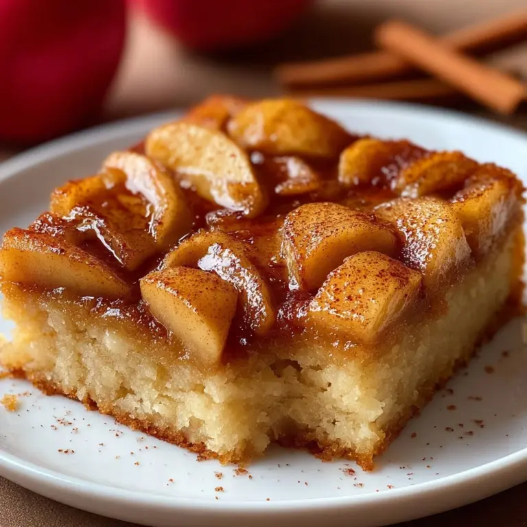 Easy Apple Cinnamon Sheet Cake Recipe