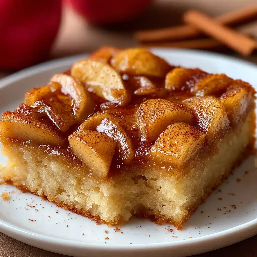 Easy Apple Cinnamon Sheet Cake Recipe