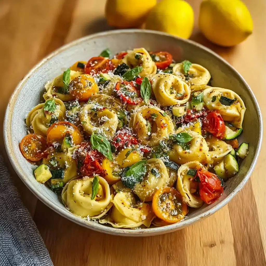 Tortellini with Summer Veggies Recipe - Recipe Image