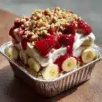 Strawberry Crunch Banana Pudding Recipe