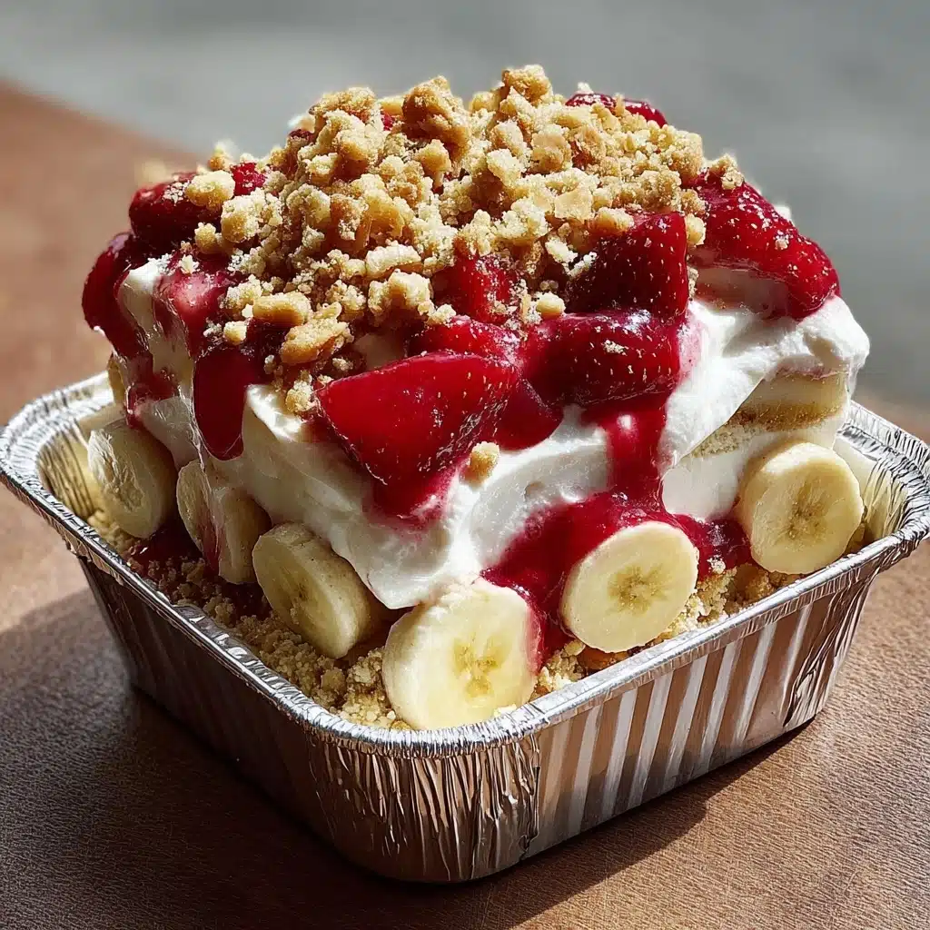 Strawberry Crunch Banana Pudding Recipe