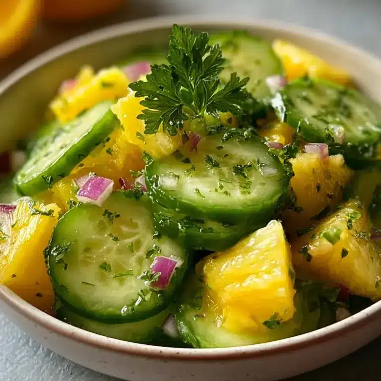Pineapple Cucumber Salad Recipe