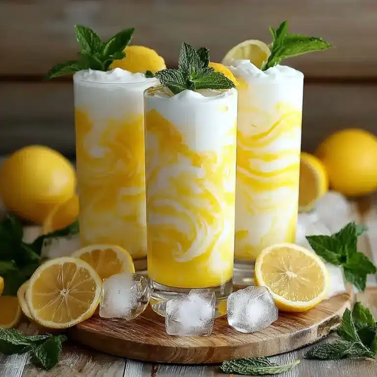 Condensed Milk Lemonade Refreshing Summer Drink Idea Recipe