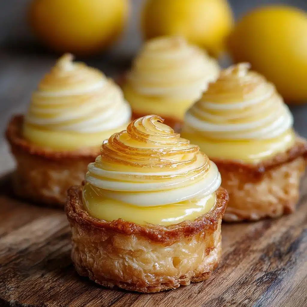 Baby Lemon Impossible Pies Recipe - Recipe Image