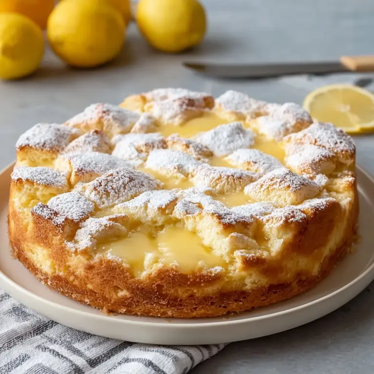 Zesty One-Bowl Lemon Cake with Glaze Recipe