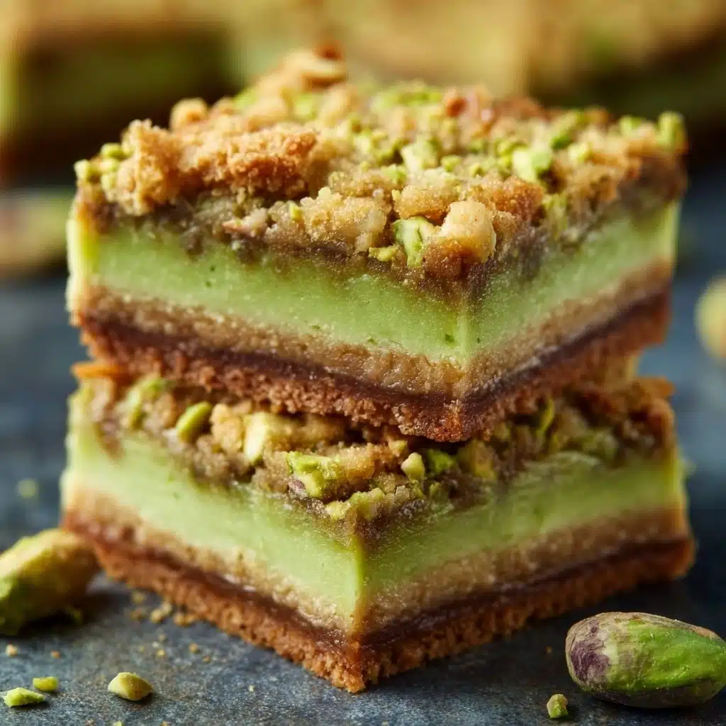 Pistachio Dream Cookie Bars Recipe - Recipe Image