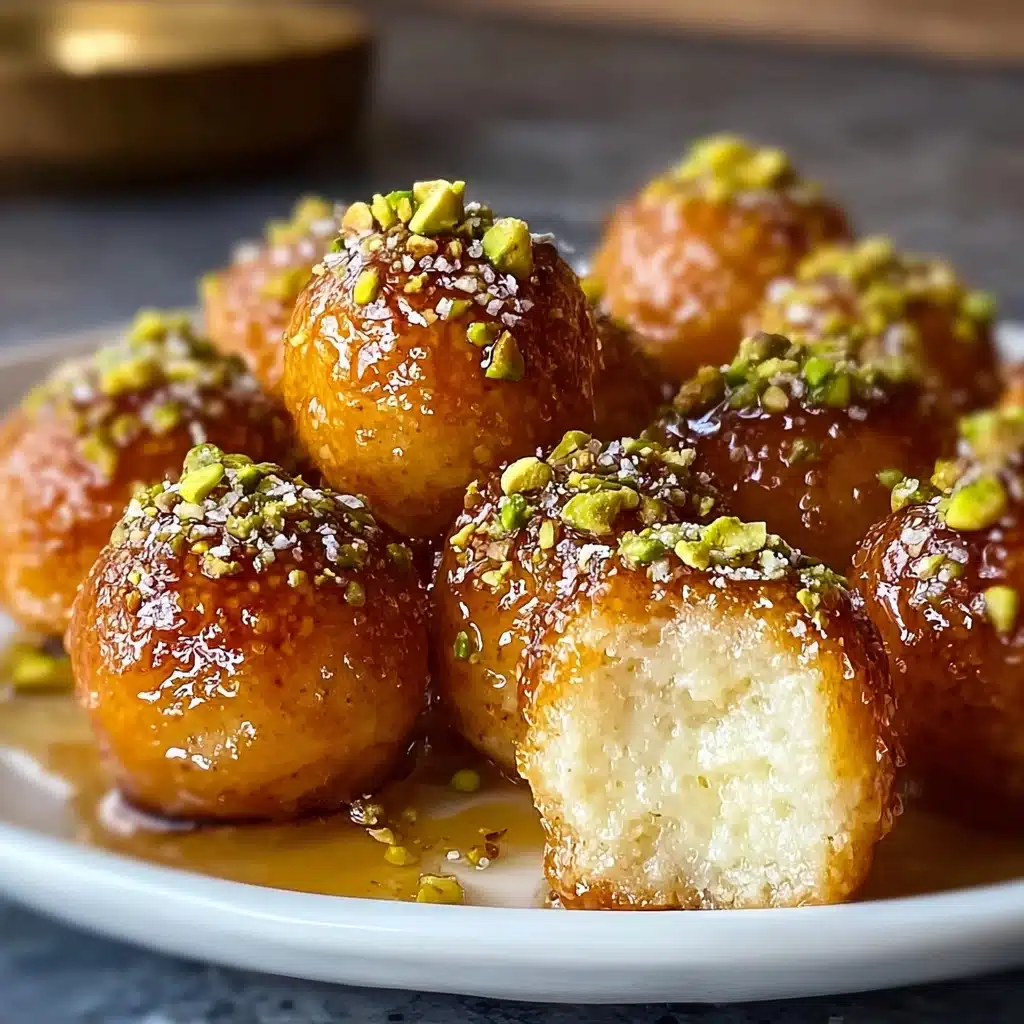 Ricotta pistachio honey bites that delight your taste buds! Recipe - Recipe Image