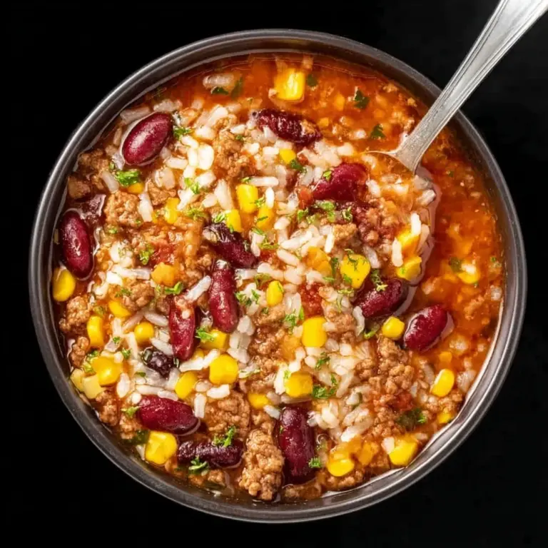 Crockpot Taco Rice Soup Recipe
