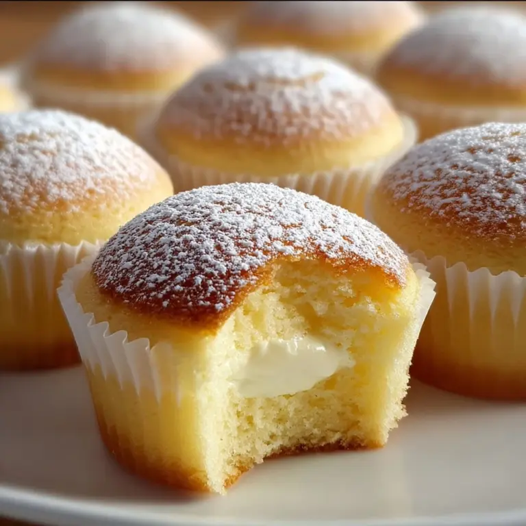 Fluffy Japanese Cotton Cheesecake Cupcakes Recipe