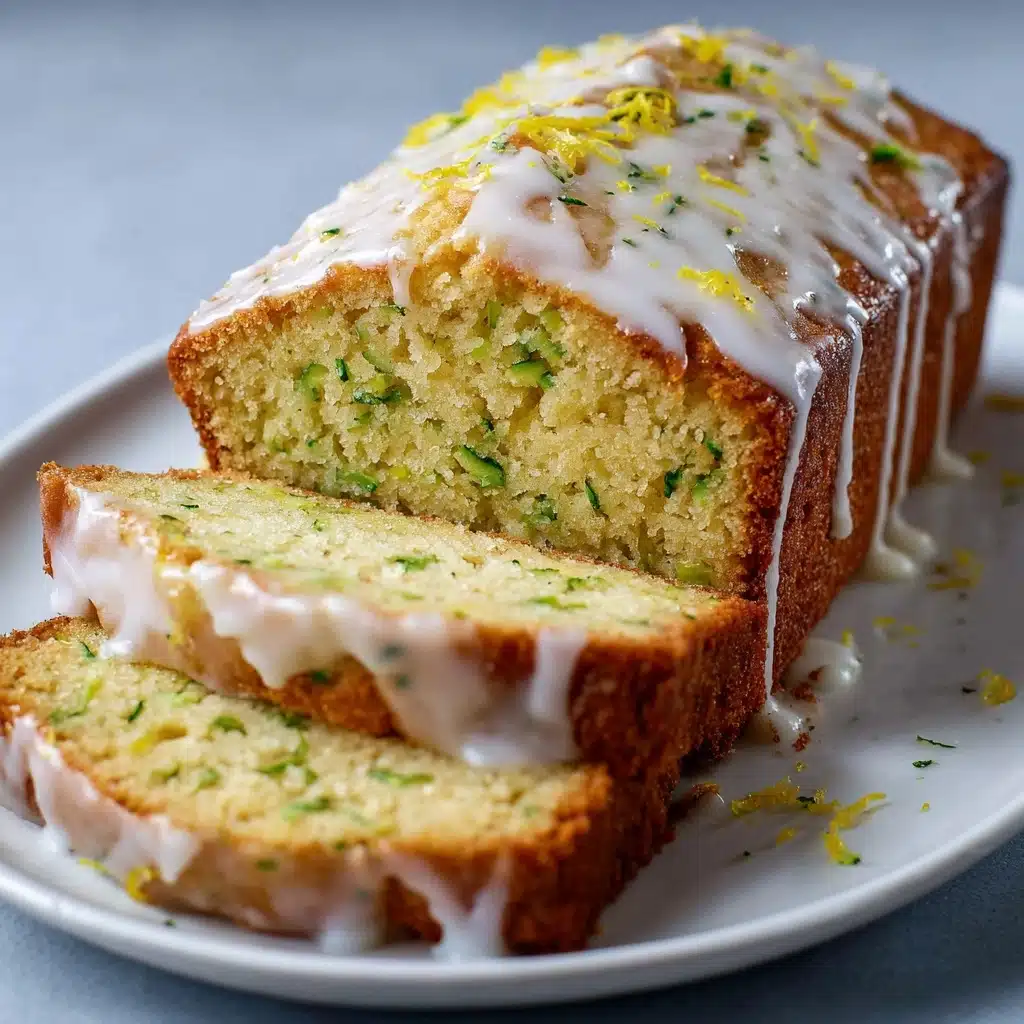Ultra Moist Lemon Zucchini Bread Lemon Glaze Recipe - Recipe Image