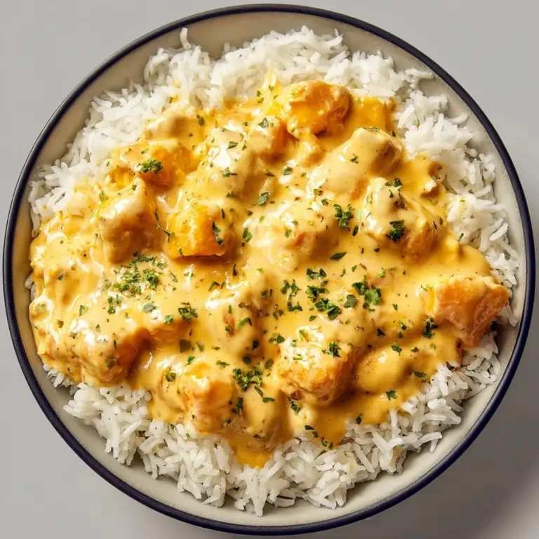 Quick and Easy Creamy Smothered Chicken and Rice Recipe
