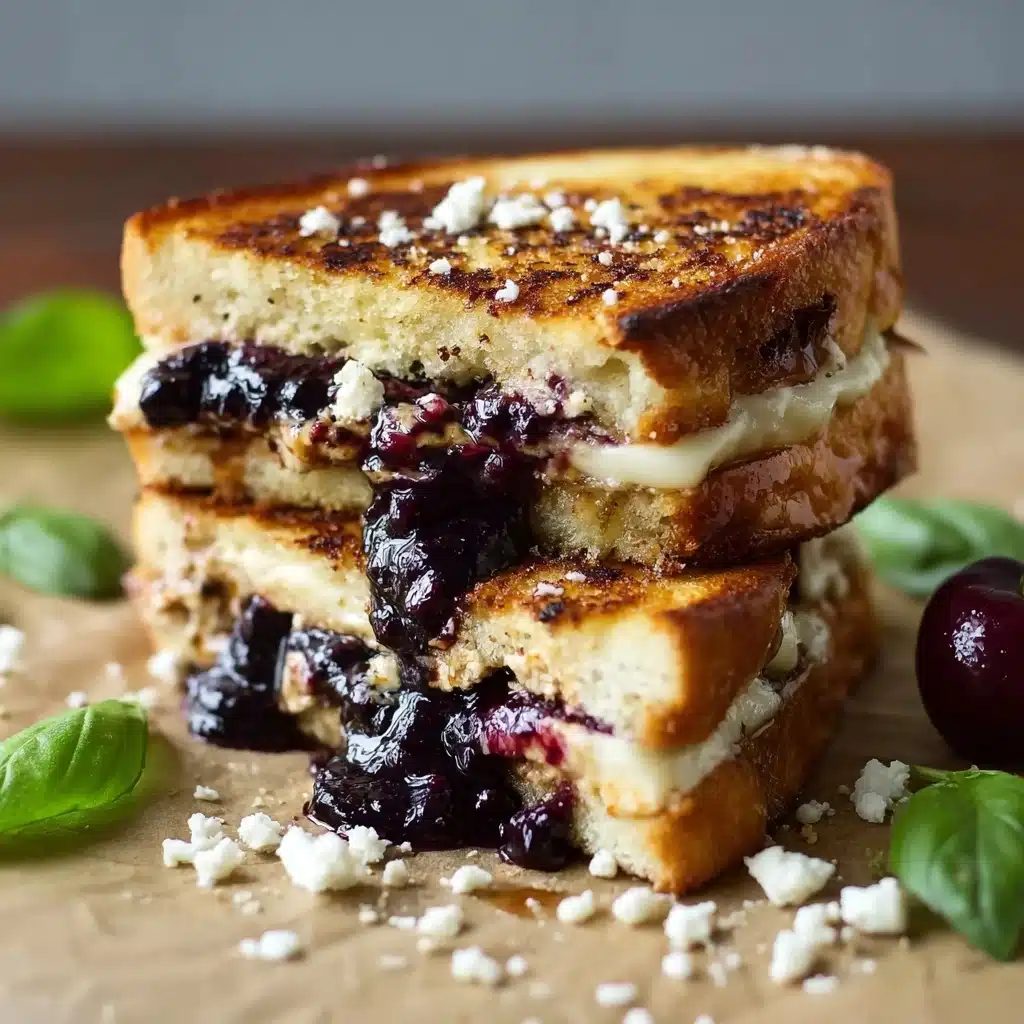 Easy Balsamic Blackberry Bliss Grilled Cheese Recipe - Recipe Image