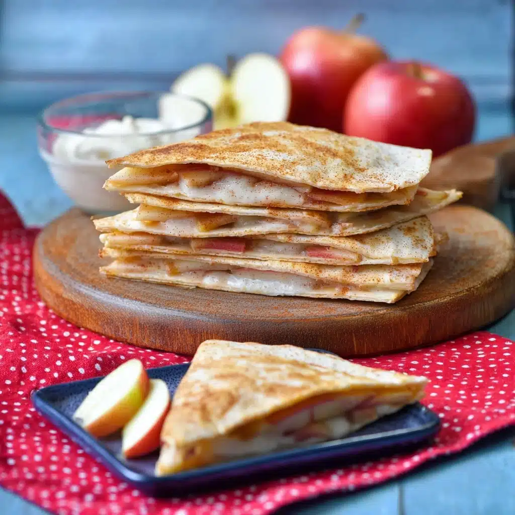 Apple Cheesecake Breakfast Quesadillas Recipe - Recipe Image