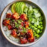 Honey Sriracha Salmon Bowls Recipe