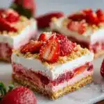 Strawberry Shortcake Bars : Easy Desserts for Summer Recipe