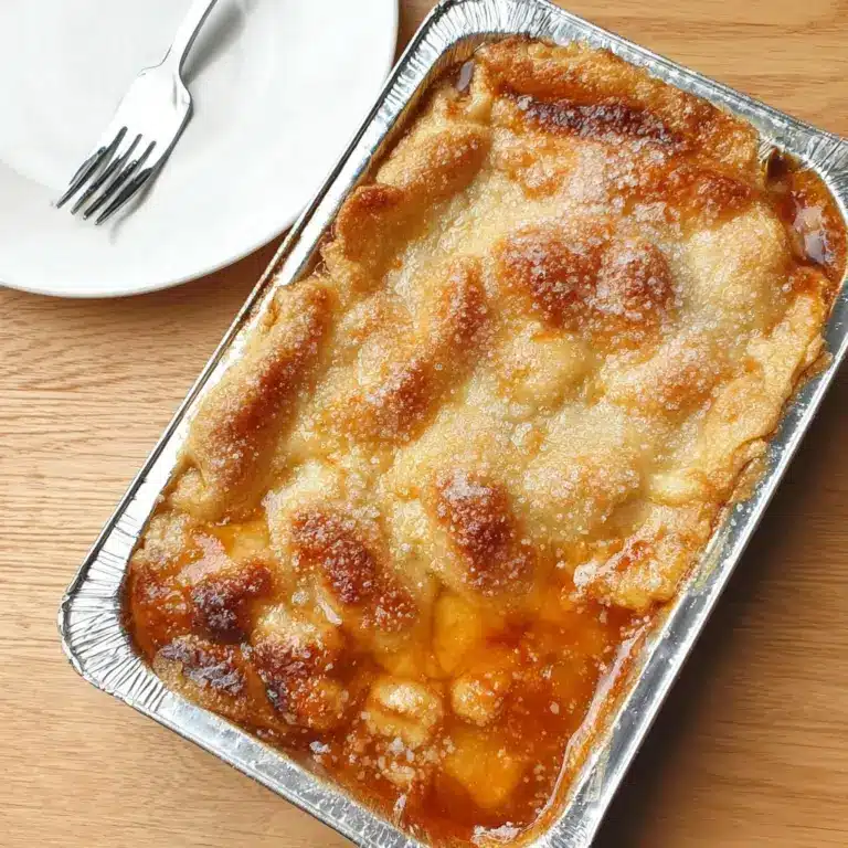 Easy Peach Cobbler Recipe