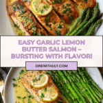Salmon with Garlic Lemon Butter Sauce Recipe