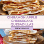 Apple Cheesecake Breakfast Quesadillas Recipe
