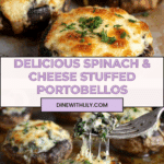 Spinach and Cheese Stuffed Portobello Mushroom Recipe