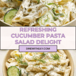 Healthy Cucumber Pasta Salad Recipe