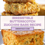 Butterscotch Zucchini Bars Recipe