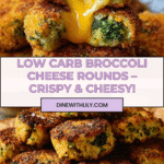 Best Low Carb Crispy Broccoli Cheese Rounds Recipe