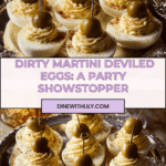 Dirty Martini Deviled Eggs Recipe