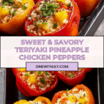 Teriyaki Pineapple Chicken Stuffed Peppers Recipe