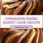 Cinnamon Swirl Bundt Cake Recipe