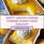 4-Ingredient Lemon Cream Cheese Dump Cake Recipe