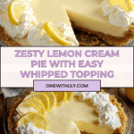 Easy Lemon Cream Pie Recipe