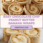 Chocolate Chip Peanut Butter Banana Roll Ups Recipe
