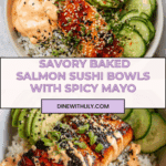 Baked Salmon Sushi Bowl Recipe