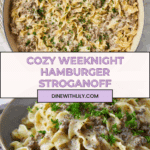 The Best Hamburger Stroganoff Recipe