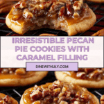 Chewy Pecan Pie Cookies with Caramelized Filling Recipe