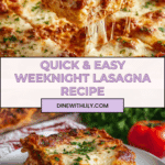 Super Easy Lasagna Recipe