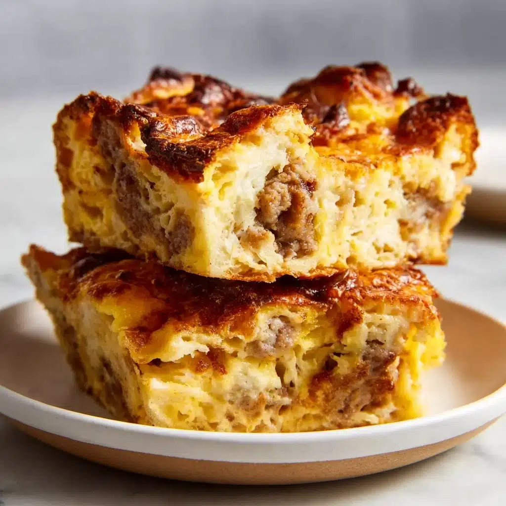 Overnight Croissant Breakfast Casserole Recipe