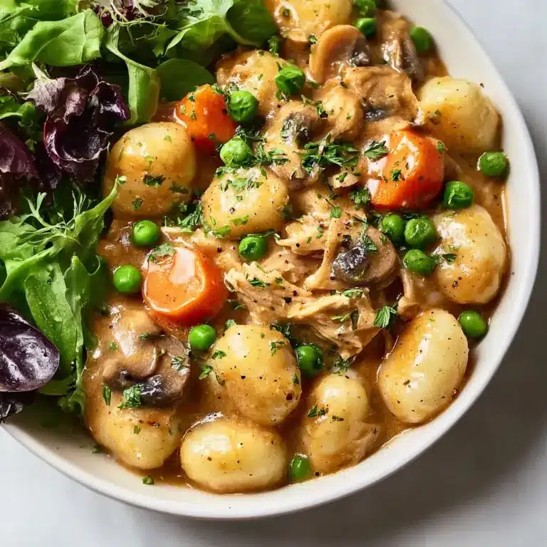 Stir in chicken and peas, adjust seasoning if needed, then ladle into bowls and serve Recipe