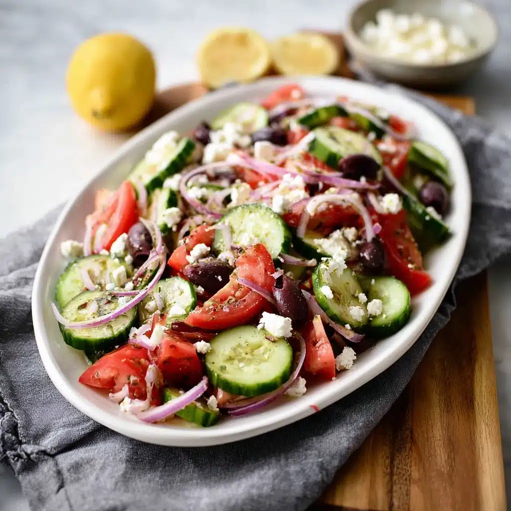 Greek Cucumber Salad Recipe - Recipe Image