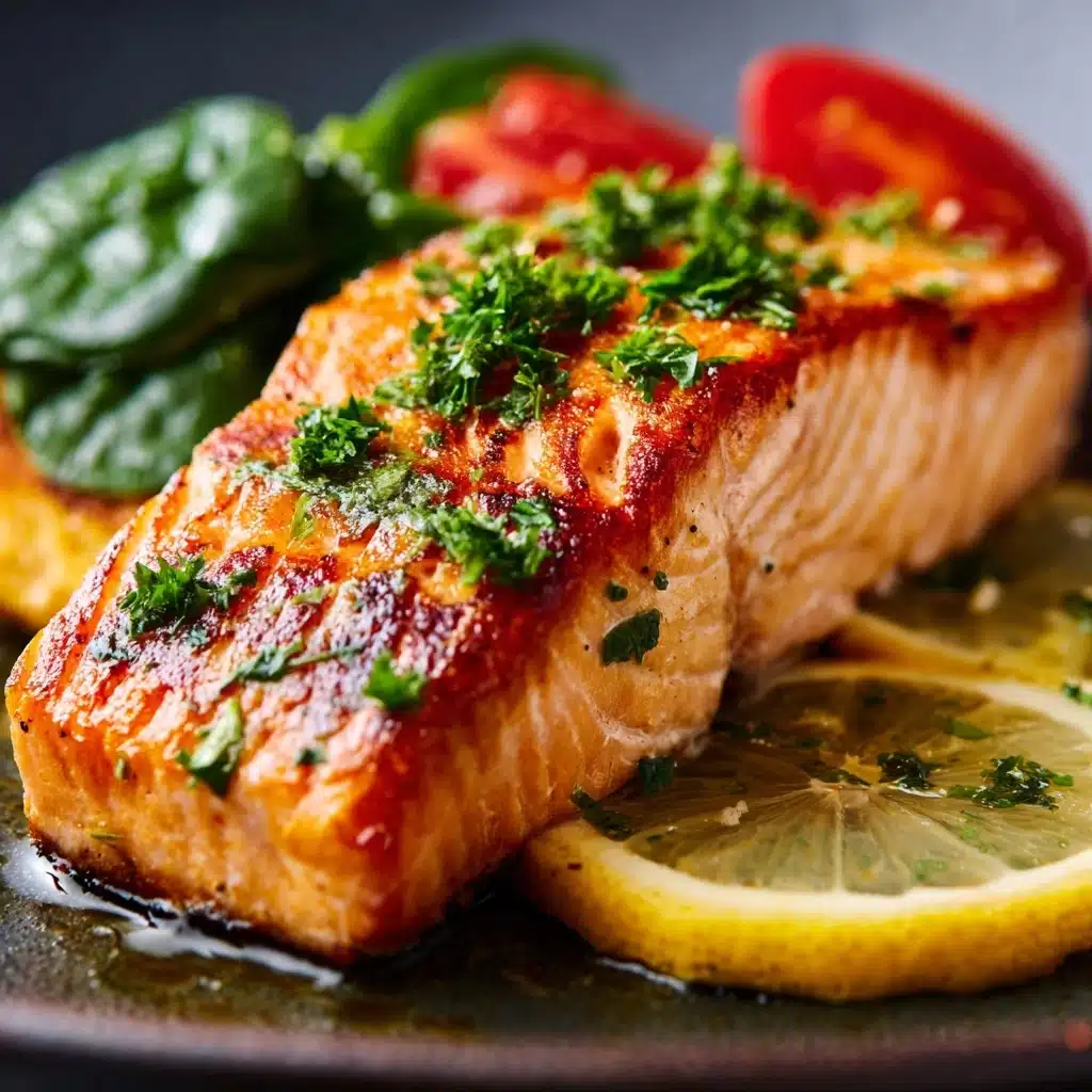 Texas Roadhouse Style Baked Salmon Recipe - Recipe Image