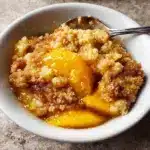 Homemade Peach Cobbler Recipe
